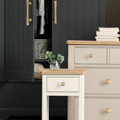 Solid Brass Cabinet Knob with Single-Hole Mount