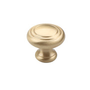 Brass Solid Brass Cupboard & Cabinet Door Knob 19mm × 24m