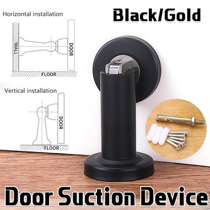 Magnetic Door Stop Wall or Floor Mount with Buffer
