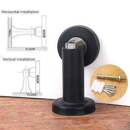 Magnetic Door Stop Wall or Floor Mount with Buffer