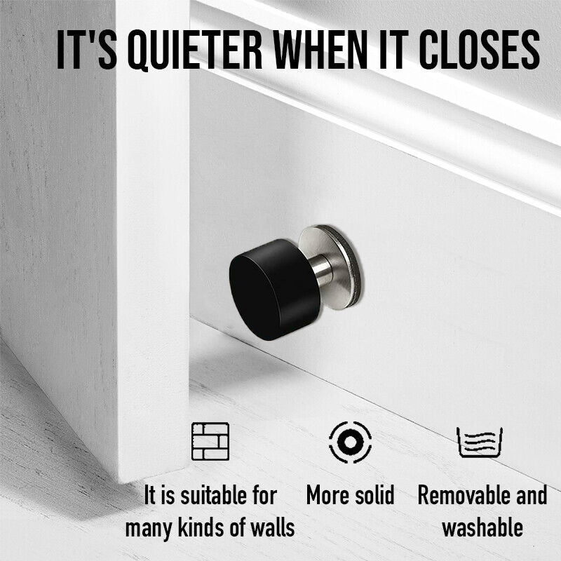 Self-Adhesive Stainless Steel Rubber Door Stopper - view 8