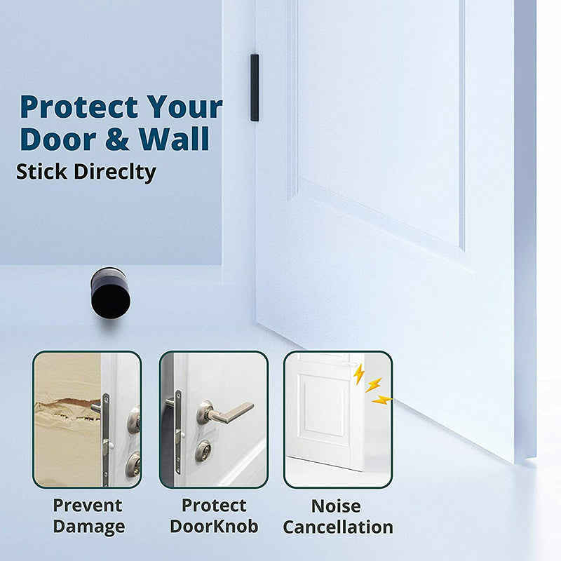 Self-Adhesive Stainless Steel Rubber Door Stopper - view 9
