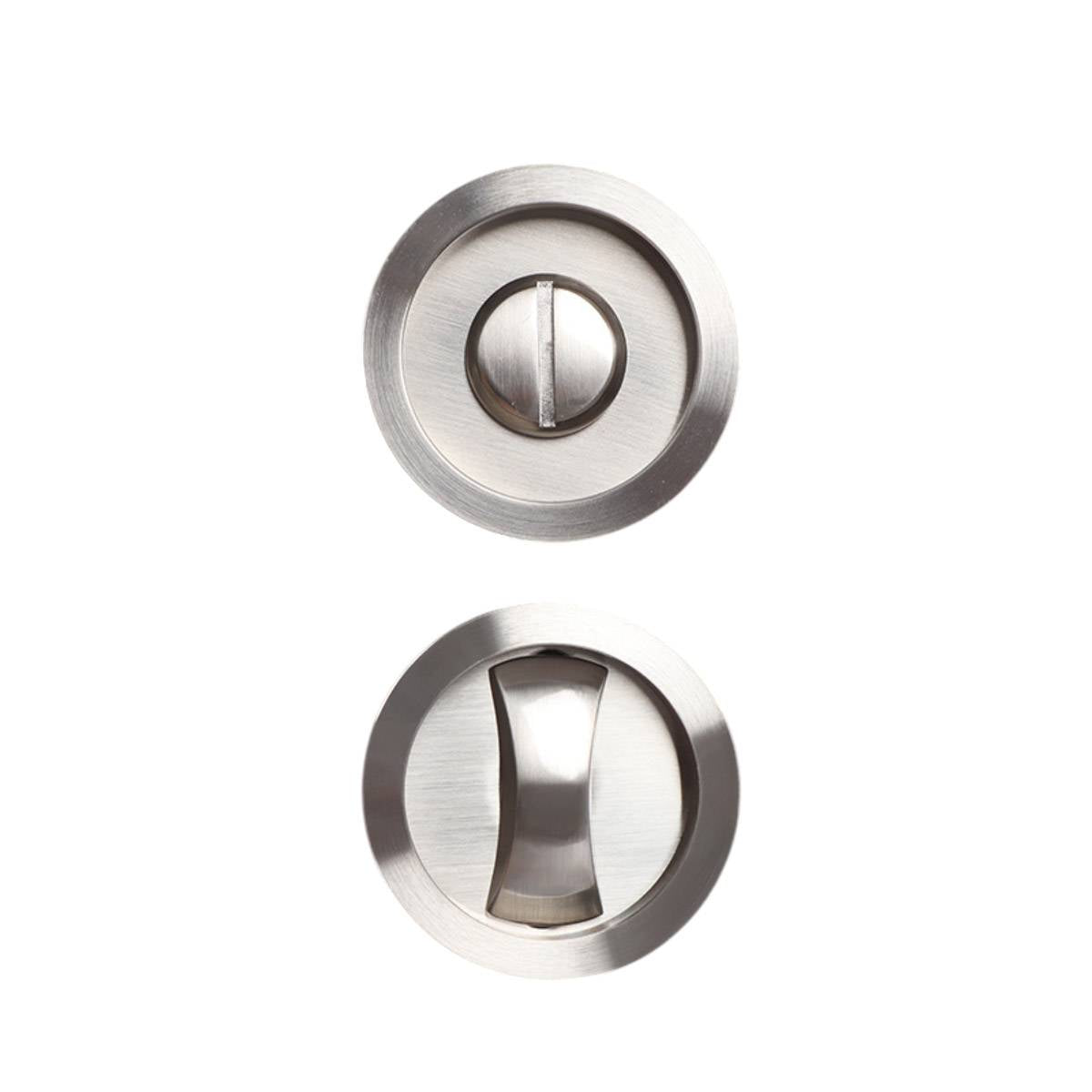 2 Pcs Round Sliding Door Lock with Large Knob