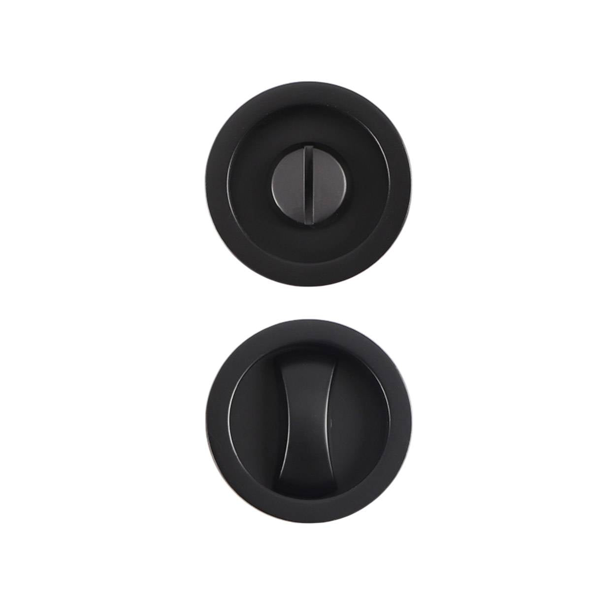 2 Pcs Round Sliding Door Lock with Large Knob
