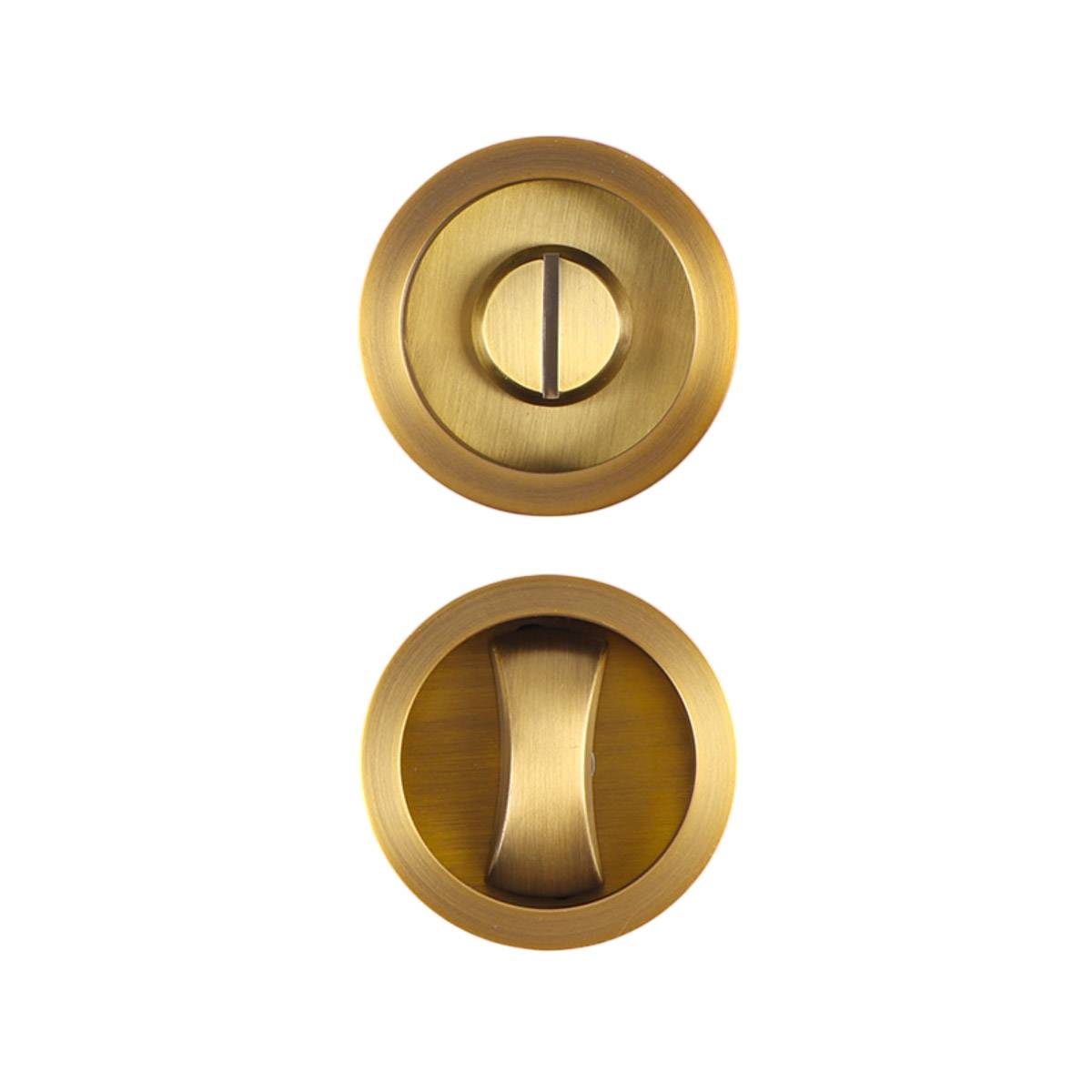 2 Pcs Round Sliding Door Lock with Large Knob