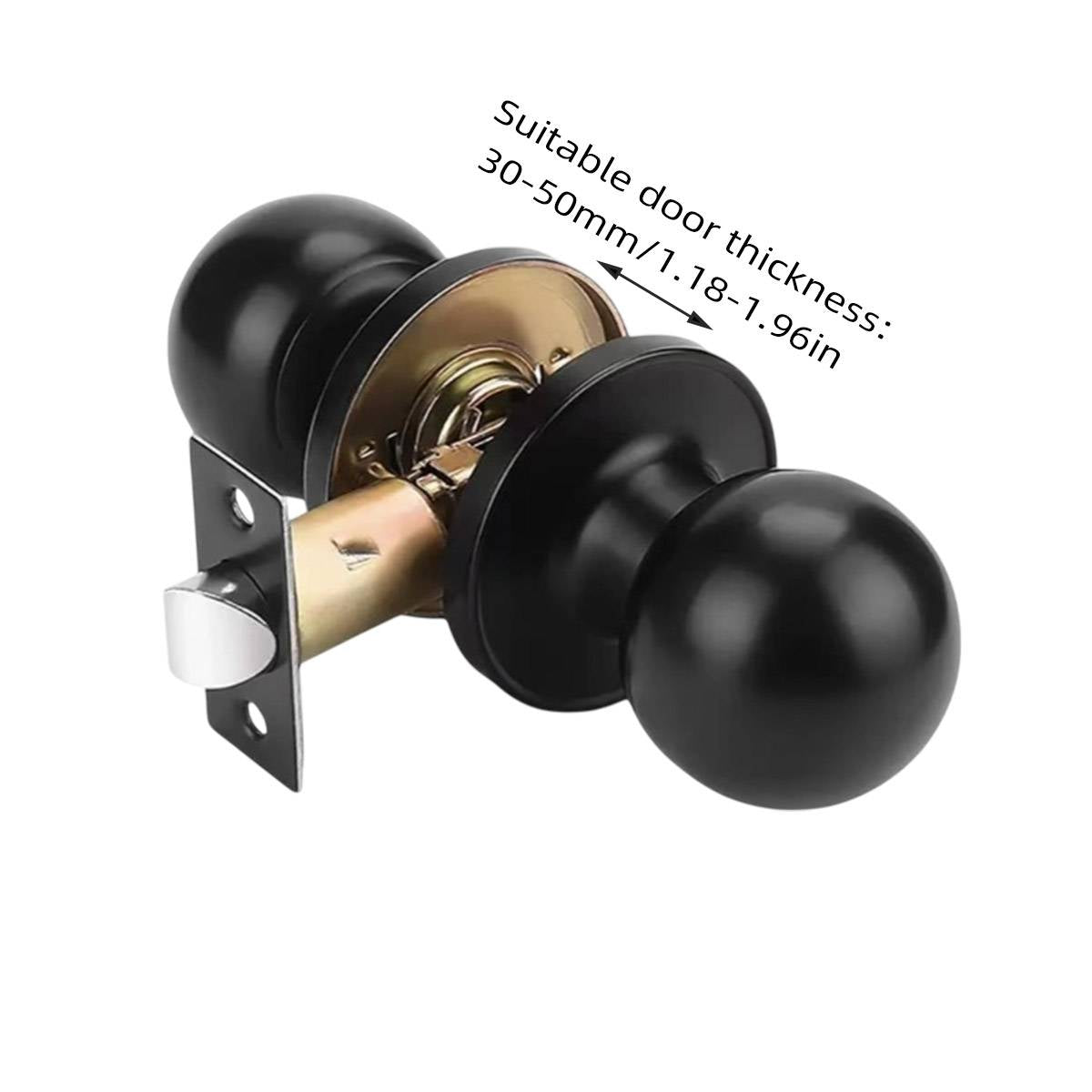 Rust Resistant Stainless Steel Keyless Spherical Door Lock
