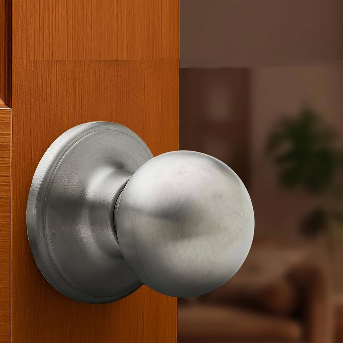 Rust Resistant Stainless Steel Keyless Spherical Door Lock