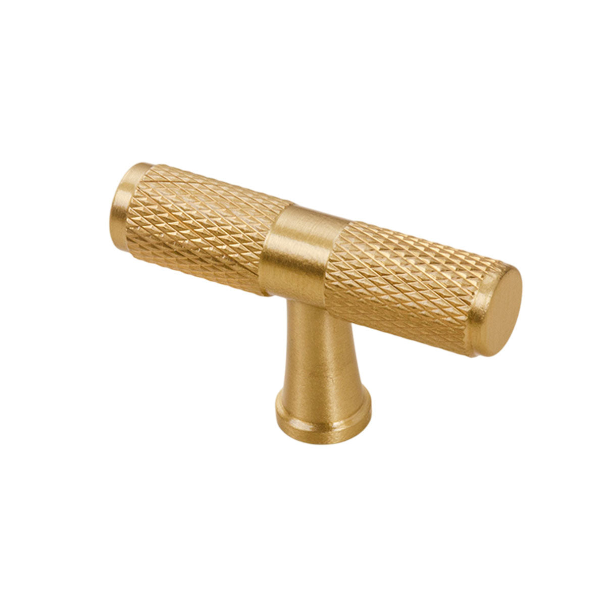 Gold Knurled Brass Cupboard & Cabinet Door Pull Handle 96-320mm