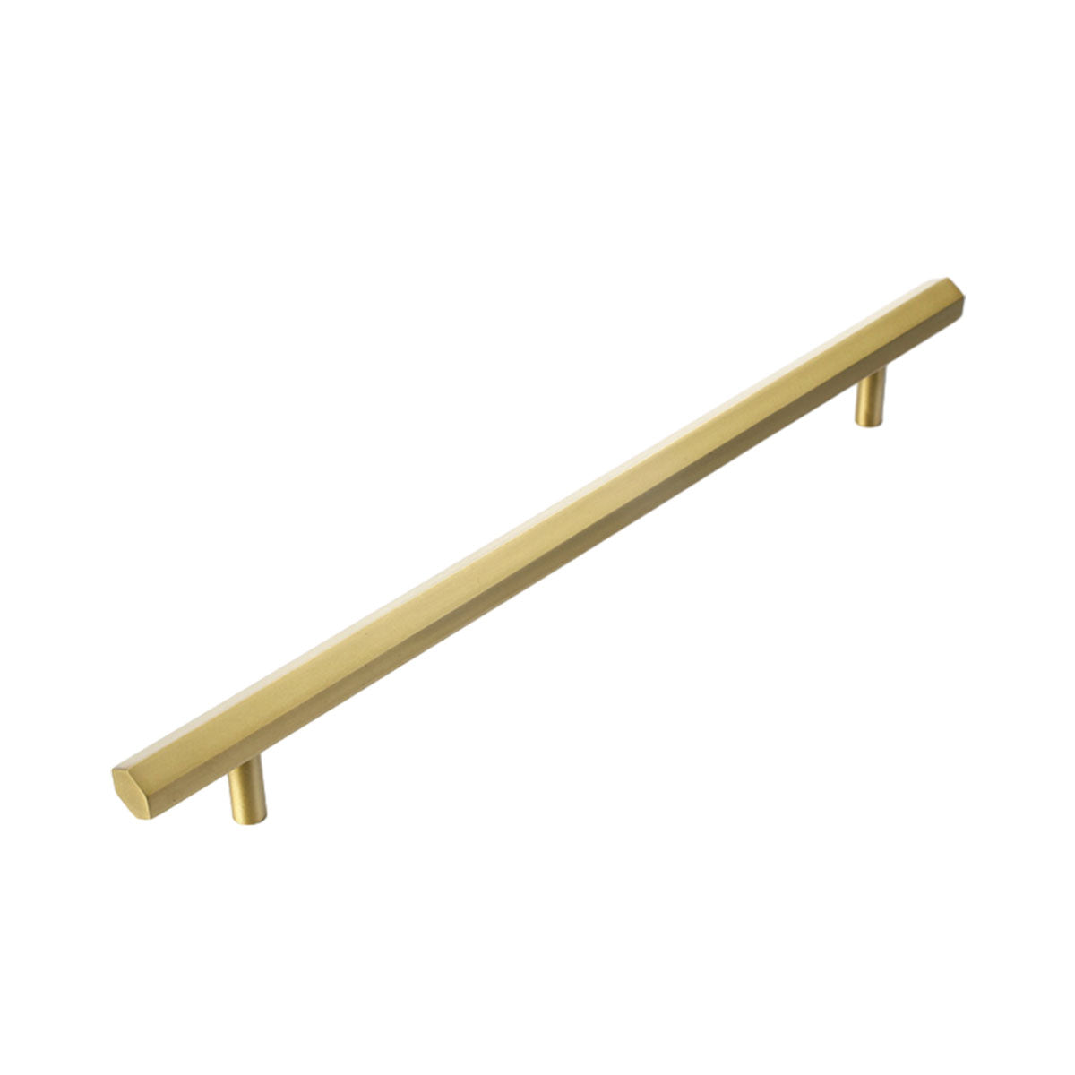 Gold Brass Hexagonal Cupboard & Cabinet Door Pull Handle