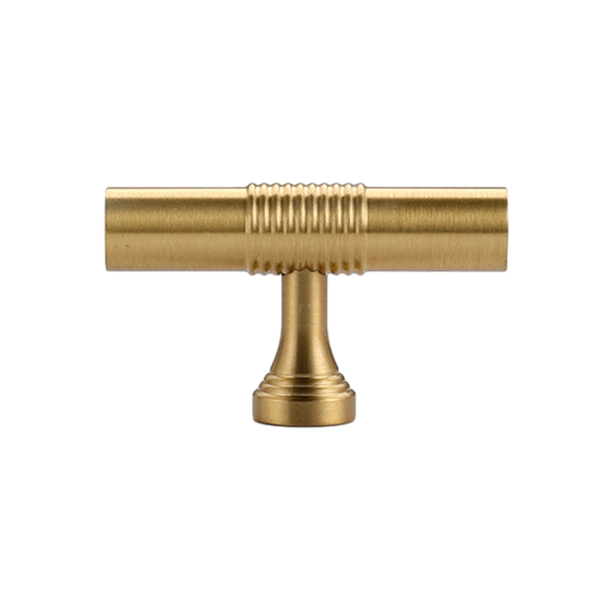 Anti-Slip Textured Brass Cupboard & Cabinet Door Pull Handle 96-320mm