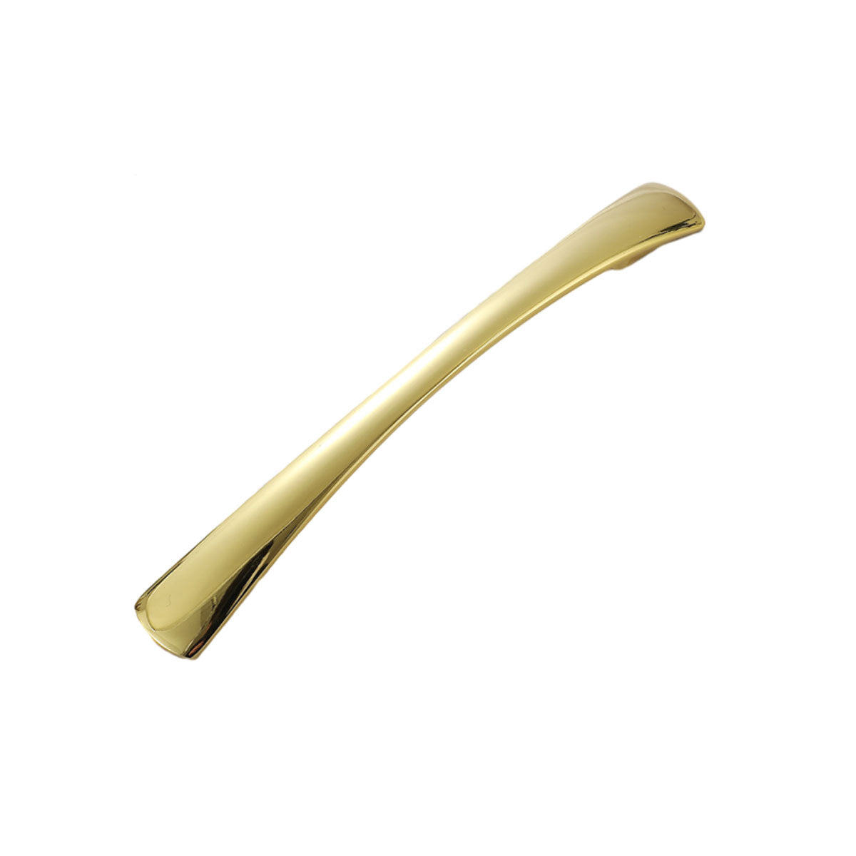 Solid Brass Wardrobe Handle with Bright Gold Finish