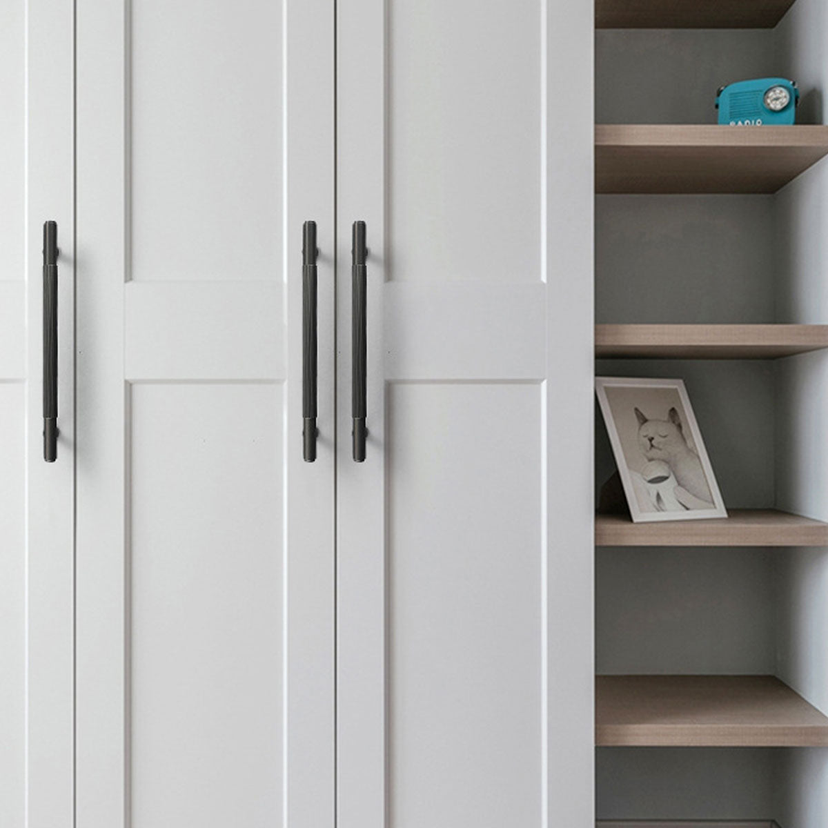 Brass Cupboard & Cabinet Door Pull & Knob Handle 19-320mm 2 Colors Options