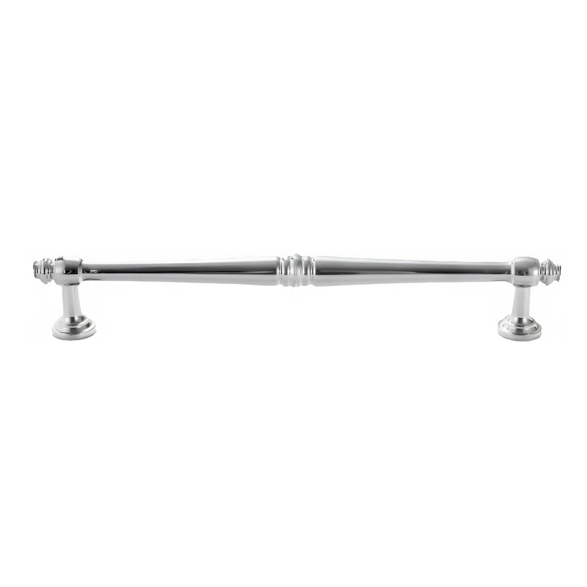 Brass Cabinet Pull Handle 96-224mm - Bright Chrome - view 4