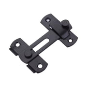 Black Stainless Steel 90 Degree Sliding Door Safety Latch Set