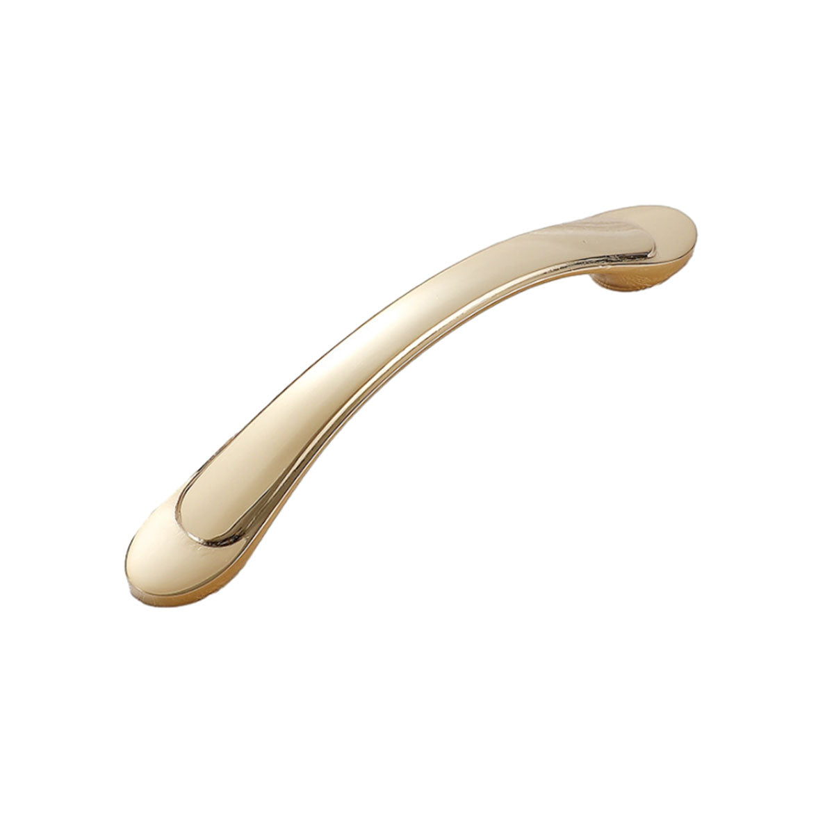 2 Hole Distances Pure Copper Cabinet Door Handle Gold Tone