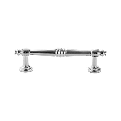 Silver Alloy Cabinet Handle with Polished Finish