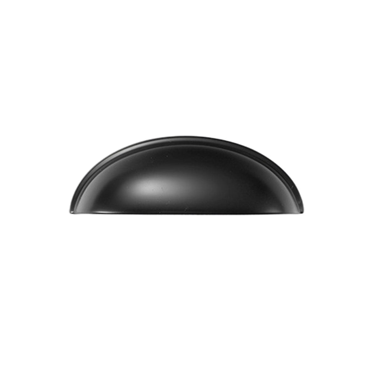 Cabinet Shell Door Pull 98x38x35mm - Black