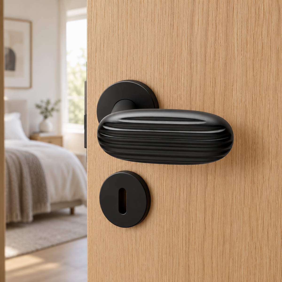 Zinc Alloy Interior Privacy Lever Handle 102mm - view 11