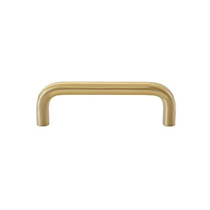 Brass Cabinet Pull Handles in Gold and Silver