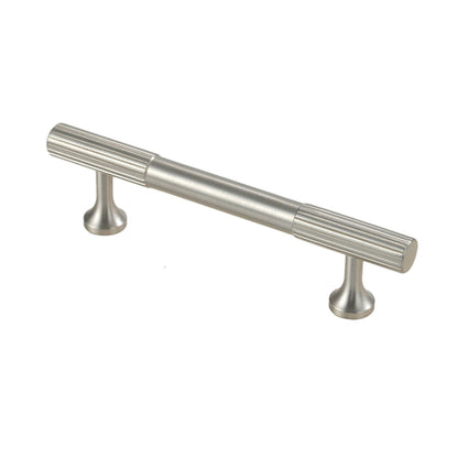 Vertical Grain Metal Cabinet Handles with Multiple Sizes