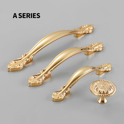 Brass Cabinet Handle Golden Finish A and C Series