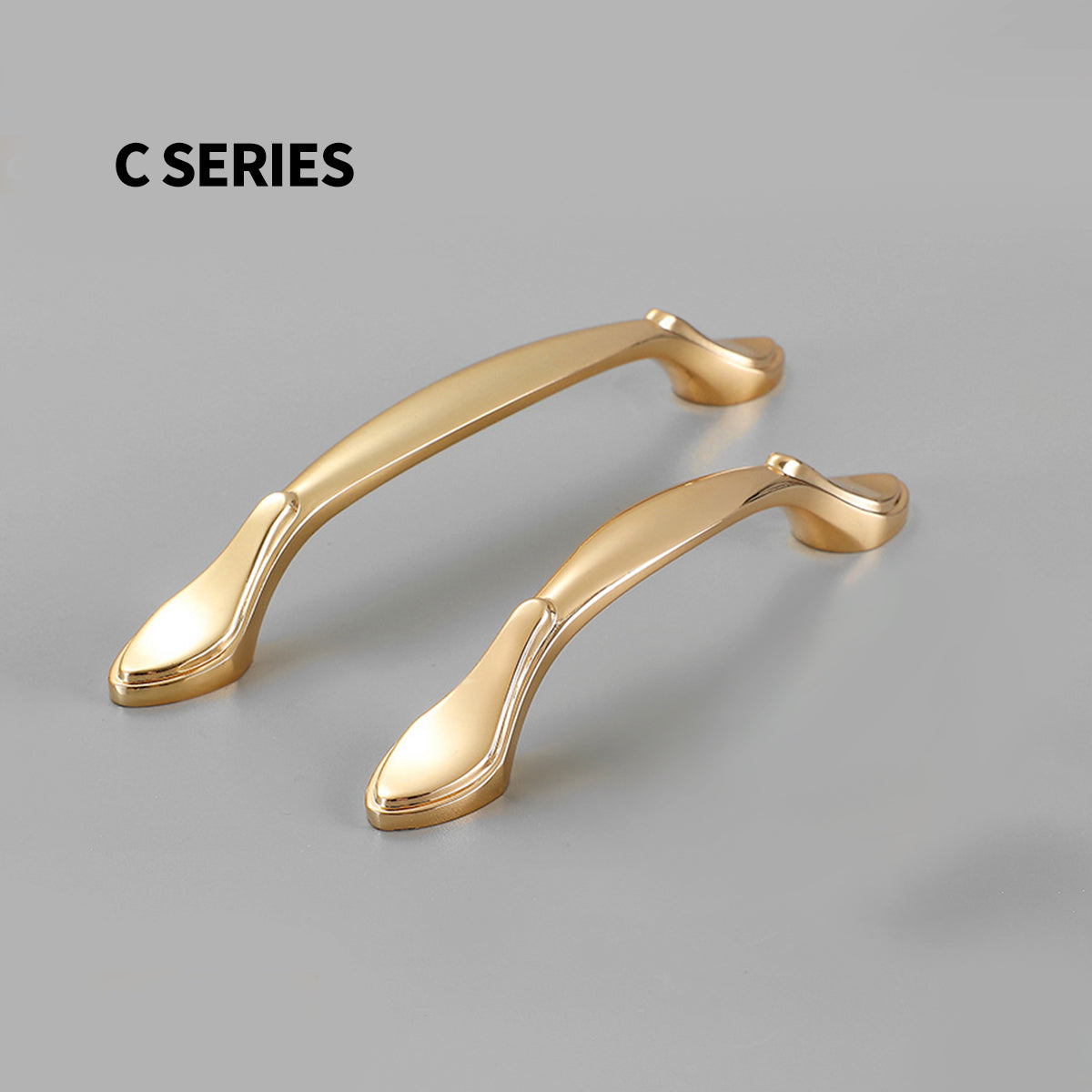 Brushed Brass Cupboard & Cabinet Door Pull Handle 33-128mm