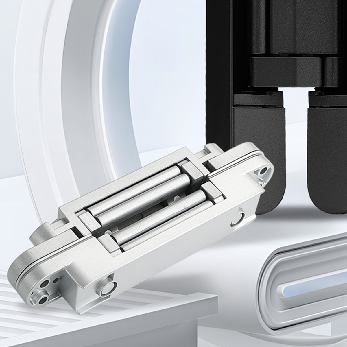 Concealed 3D Door Hinges Adjustable Noise-Reducing