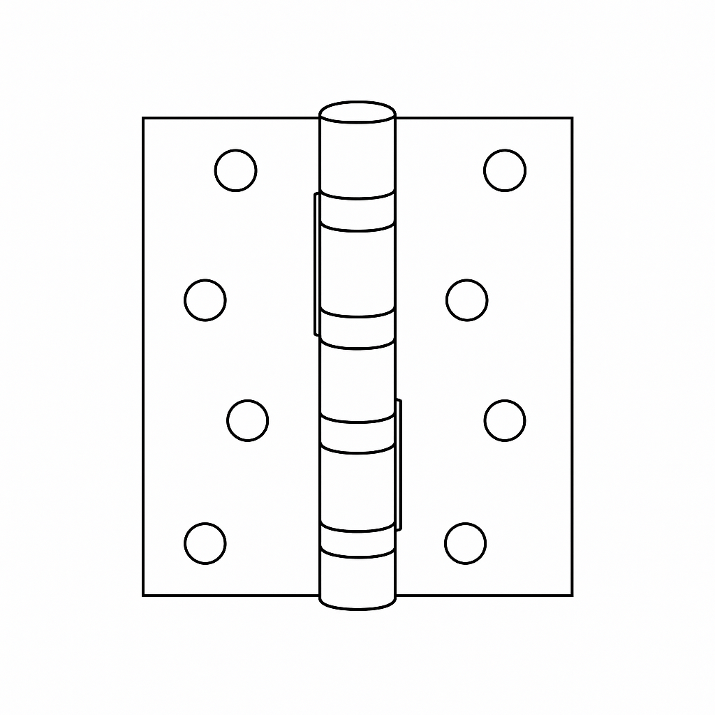 Fixed Pin  Door  Hinges