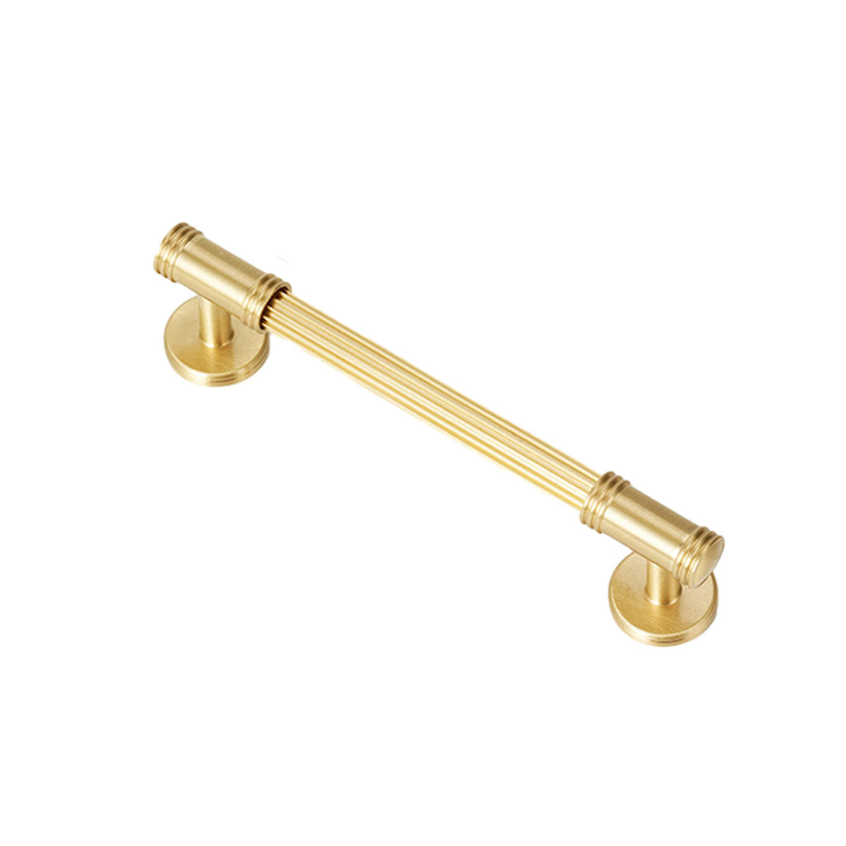 Brushed Brass Cupboard & Cabinet Door Pull Handle & Knob 64–192mm