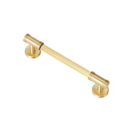 Solid Brass Cabinet Handle with 5 Hole Distances
