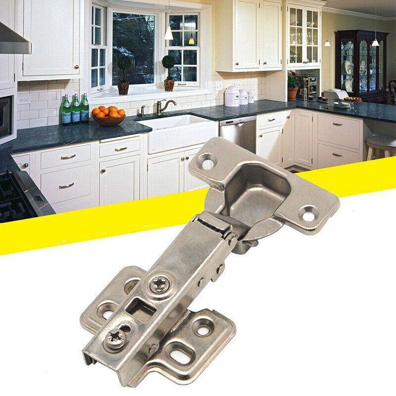 10 Pcs Soft Close Door Hinges for Full Overlay