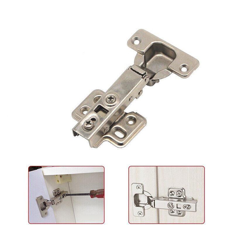10 Pcs Soft Close Door Hinges for Full Overlay