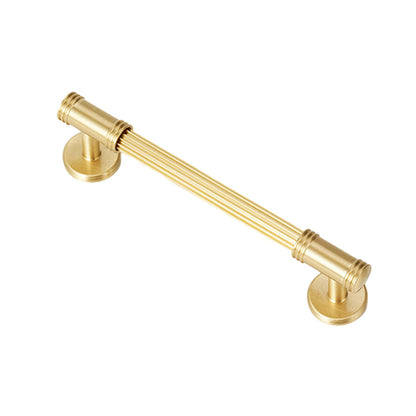 Solid Brass Cabinet Handle with 5 Hole Distances