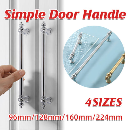 French Brass Cabinet Handle with Plated Finish