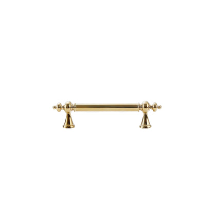 French Brass Cabinet Handle with Plated Finish