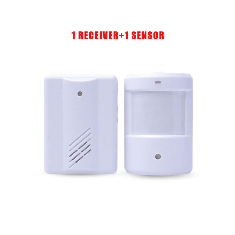 White Digital Wireless Doorbell Set With Remote Control