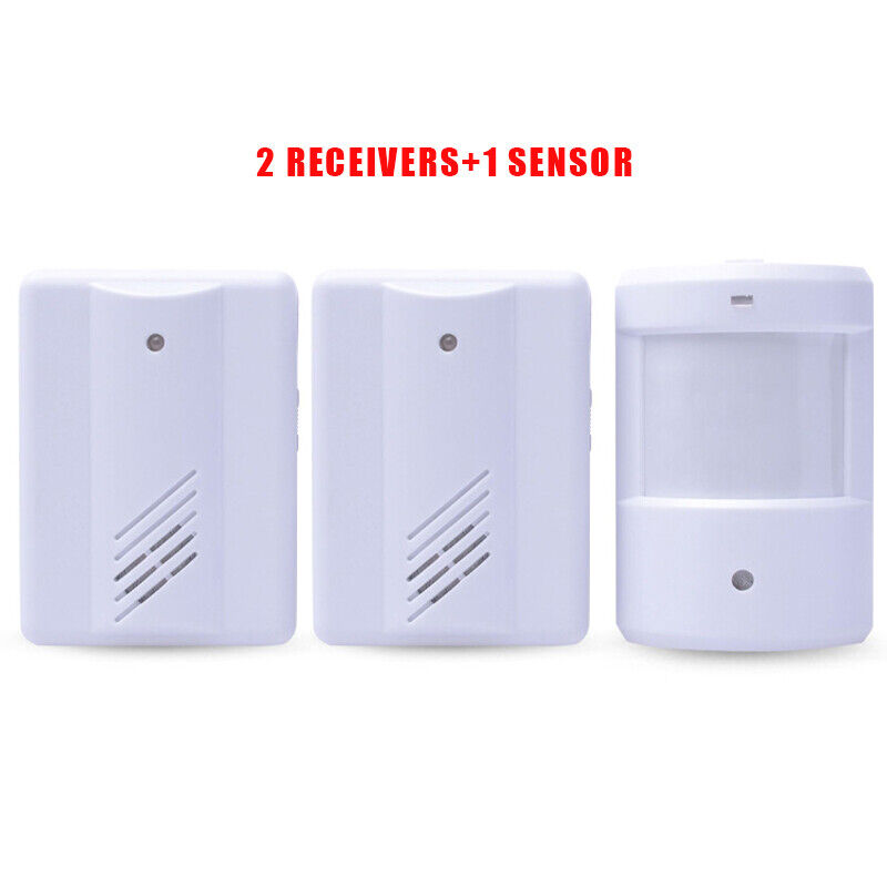 White Digital Wireless Doorbell Set With Remote Control