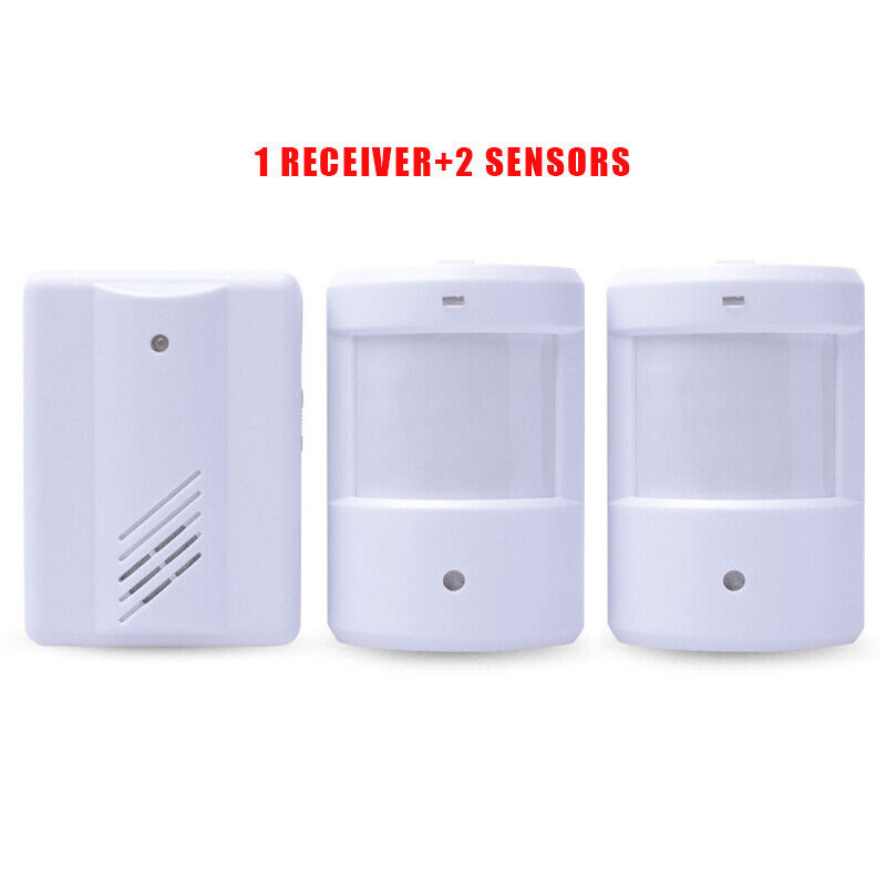 White Digital Wireless Doorbell Set With Remote Control