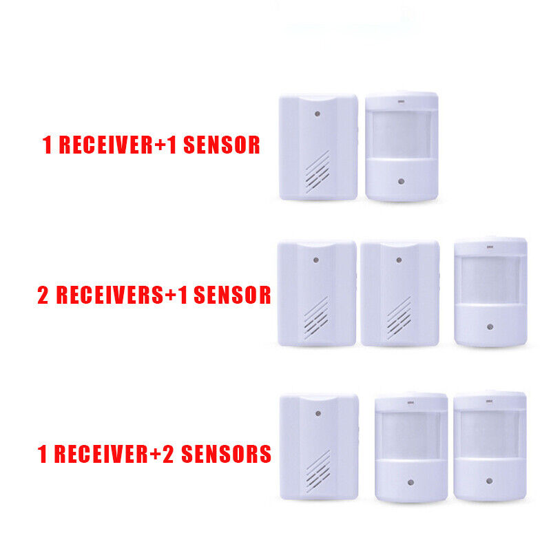 White Digital Wireless Doorbell Set With Remote Control