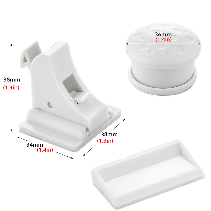 Invisible Adhesive Magnetic Child Safety Cabinet Locks No-Drill