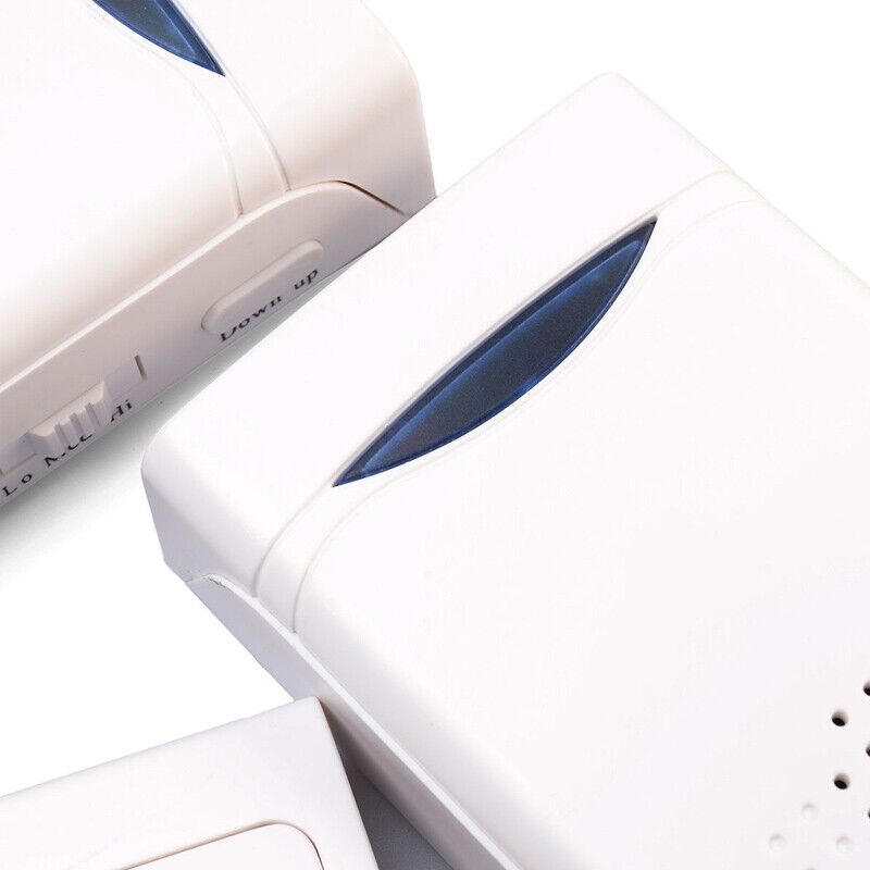 White Digital Wireless Doorbell Set With Remote Control