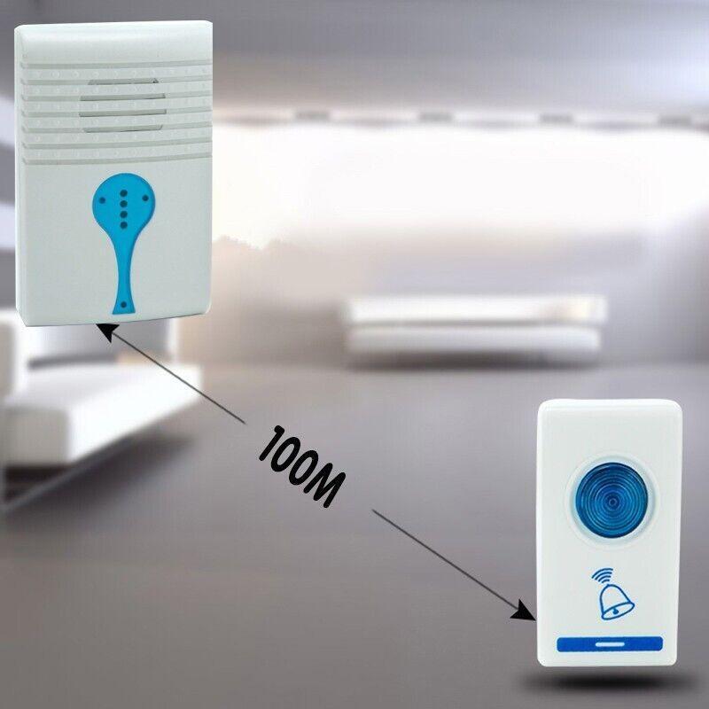 Colour Varies Digital Cordless Wireless Doorbell With 36 Chimes