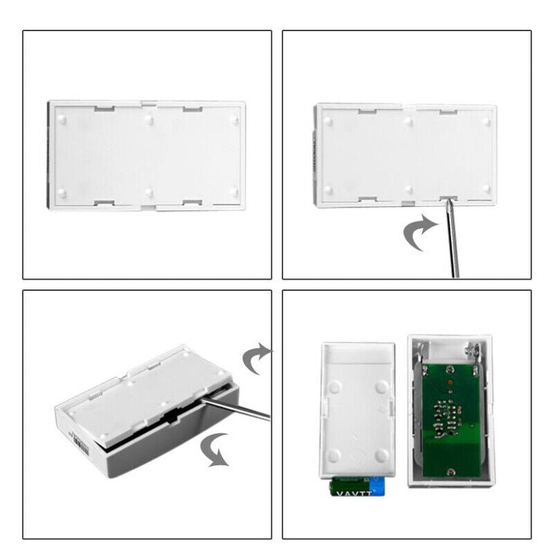 White Digital Wireless Doorbell Set With Remote Control