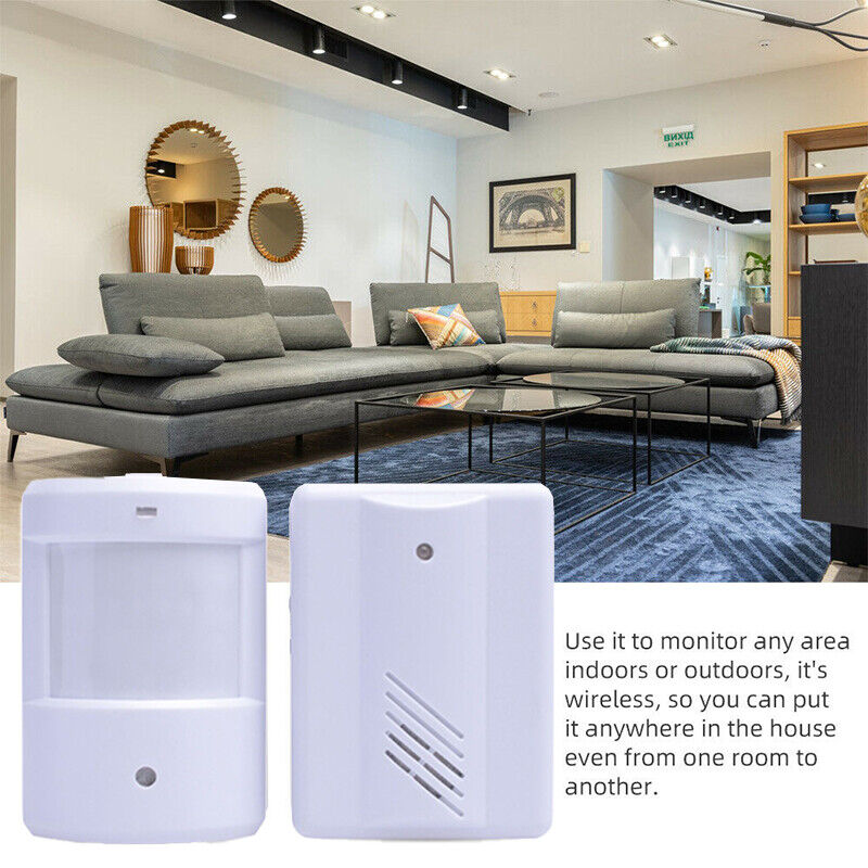 White Digital Wireless Doorbell Set With Remote Control